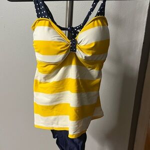 Retro Women’s Polo One Piece Bathing Suit